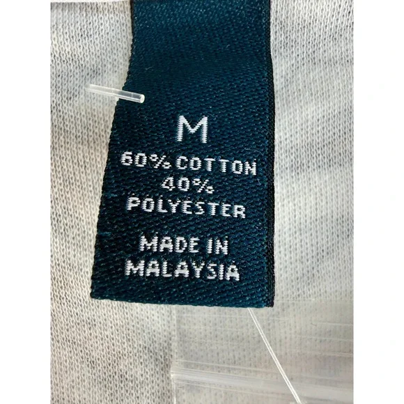 Karen Scott Womens Yellow Floral Henley Long Sleeve Top Size M Gold Buttons NEW - Picture 11 of 12